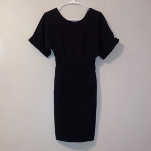 Black mini dress